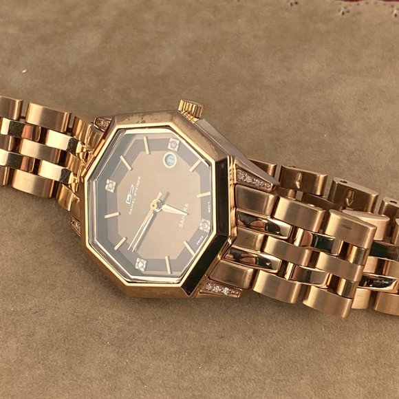 Stunning  Designer Daniel Steiger Rose Gold Watch - Picture 8 of 8
